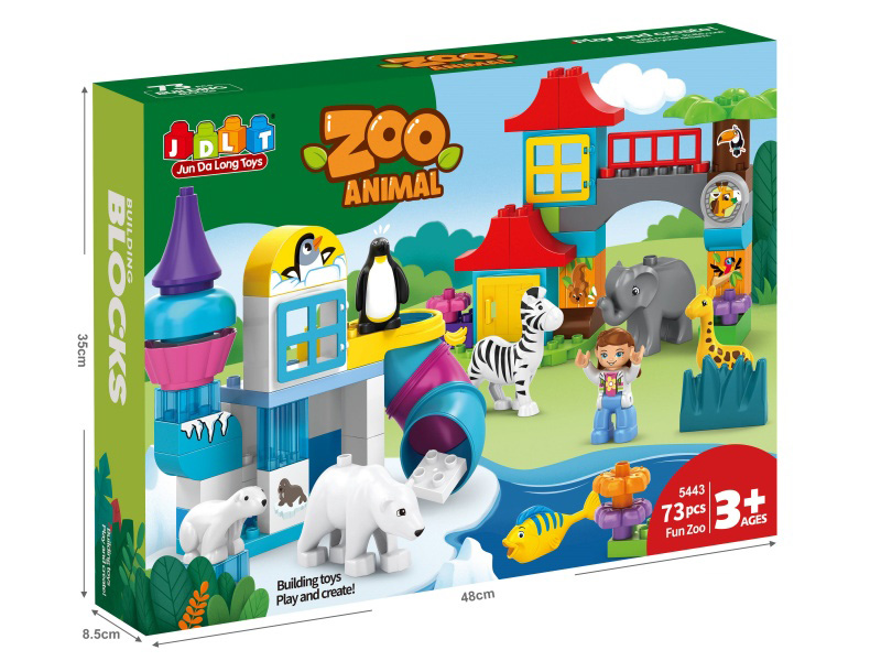 Zoo Animal Building Blocks 73pcs