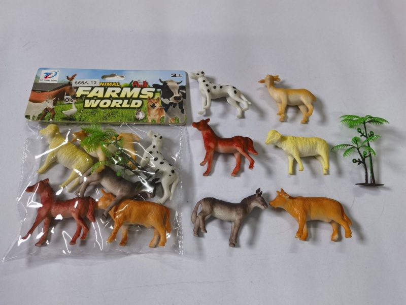 Pvc Simulation Farm 7Pcs