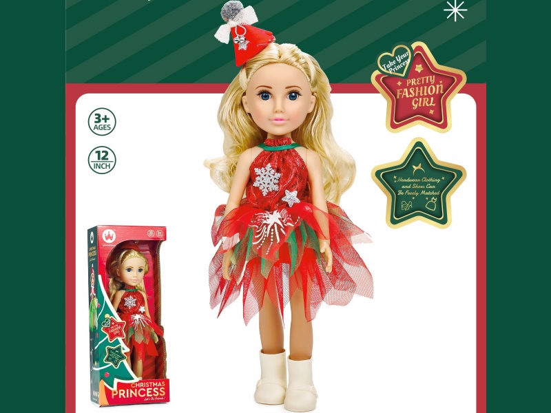 12-Inch Princess Christmas Dress Series (Vinyl)