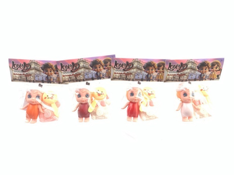 2.5-Inch Rubber-Lined Fruit Series Dolls