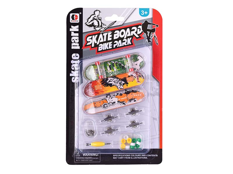 Alloy Finger Skateboard Set