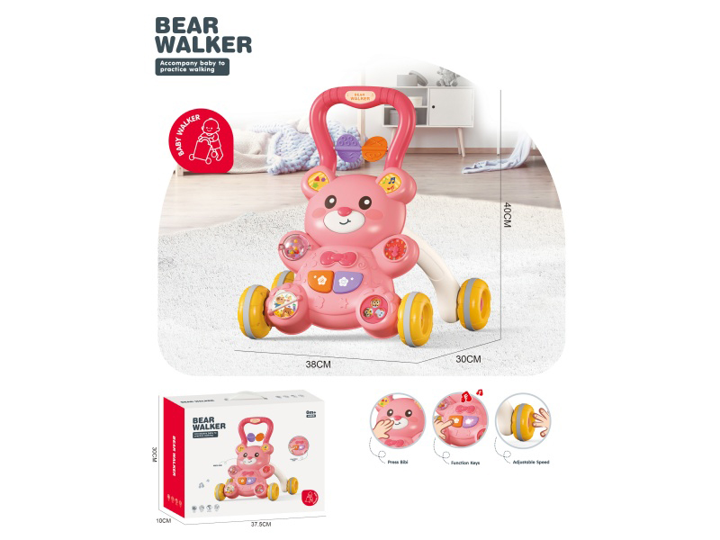 Little Bear Baby Walker (Red