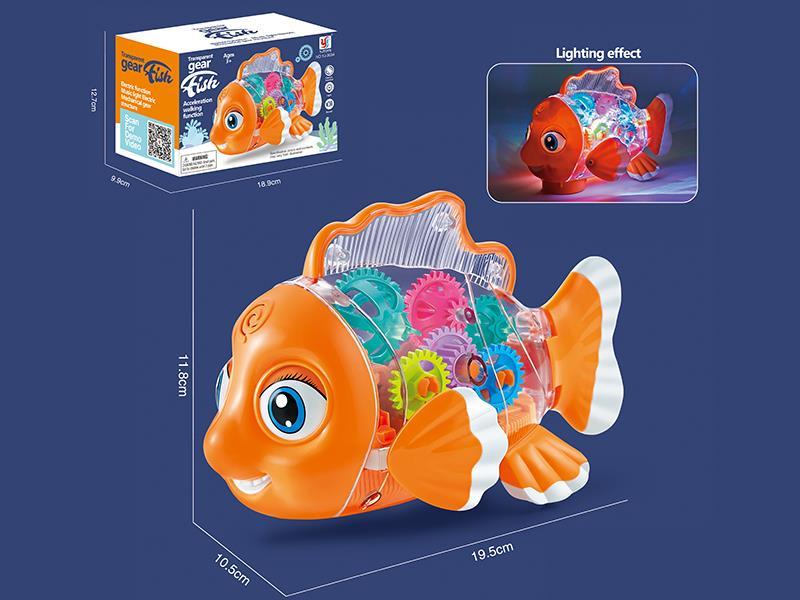 B/O Go And Bump  Transparent Gear Fish