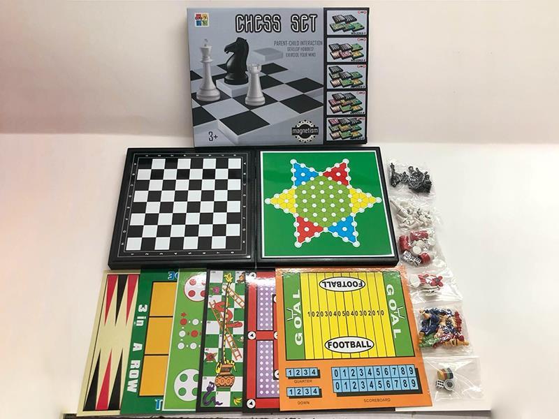 Magnetic Chess 9 In 1