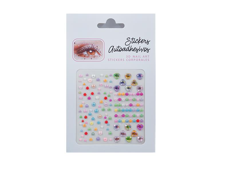 Eyes Face Gems Crystal Stickers