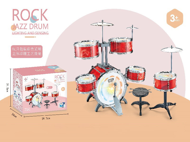 The Flame Red Vertical Six-Drum/Six-Lamp Power Supply