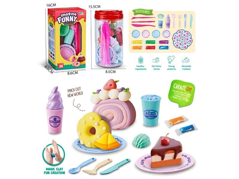 Colored Clay Toy Set