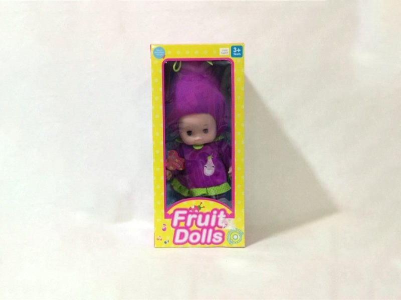 Eggplant Fruit Music Doll
