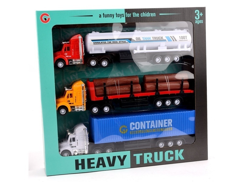 Inertial Trailer (Cargo Container, Oil Tank, Wooden Strip)