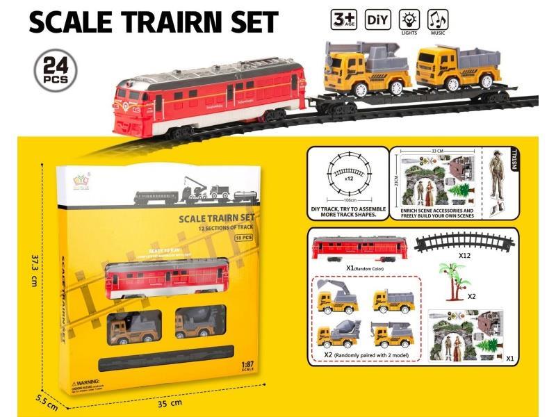 Electric Lighting, Music, Track Engineering Train (Electricity Not Included)