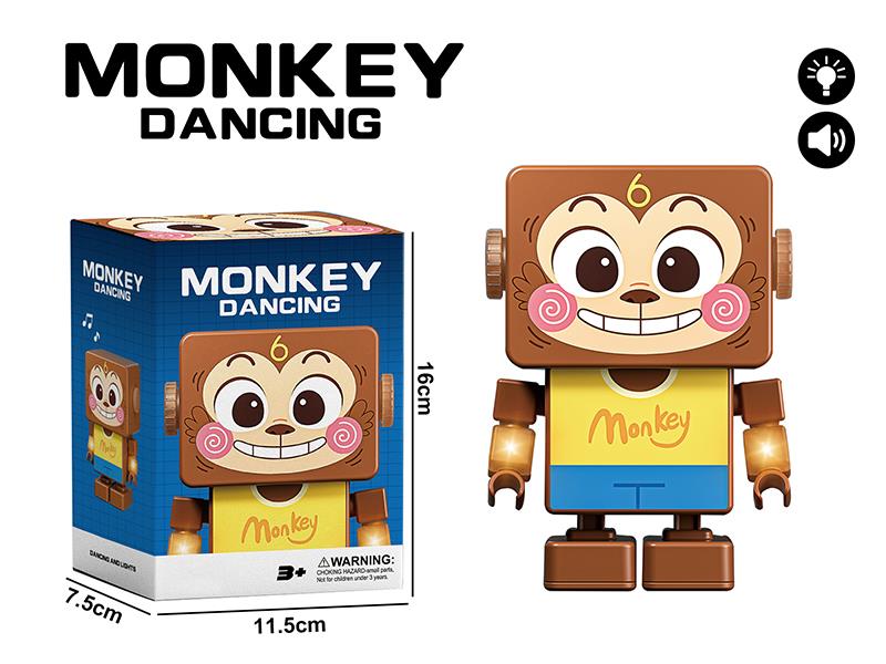 Dancing Monkey With Lights And Music