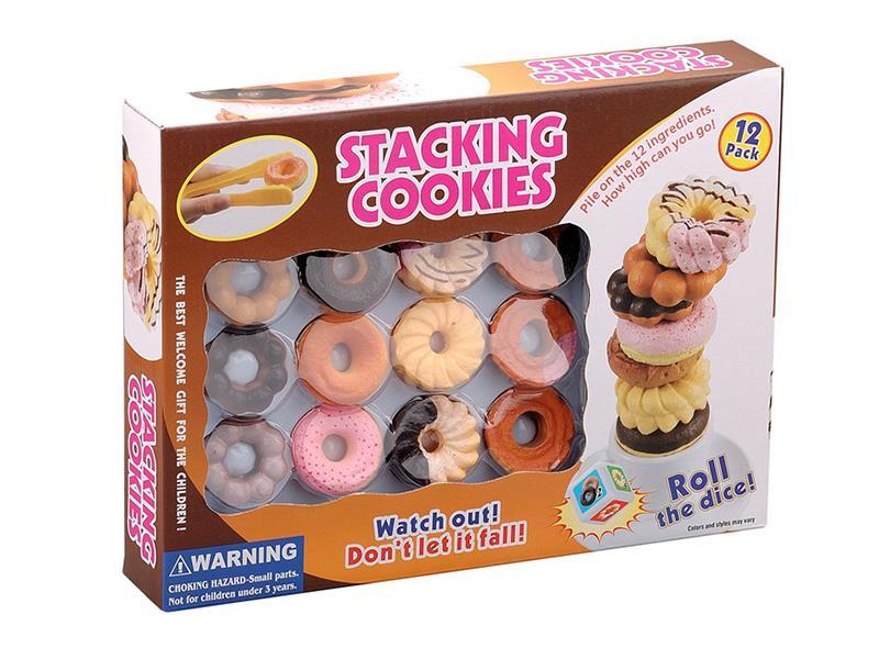 Stacking cookies game toy