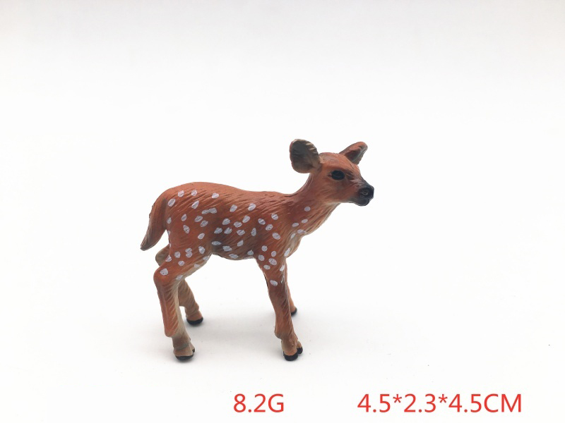 Red Little White-Tailed Deer (Smooth Surface)