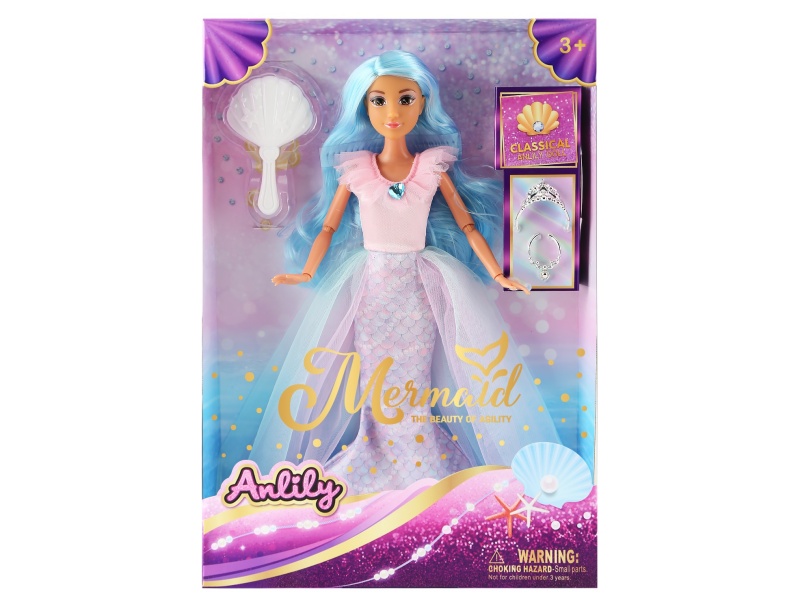 Anlili 11.5-Inch Solid Doll (Brown Skin)