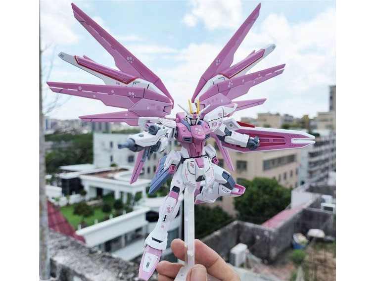 The Sakura Free Assembly Model Gundam Model From Jimo Society