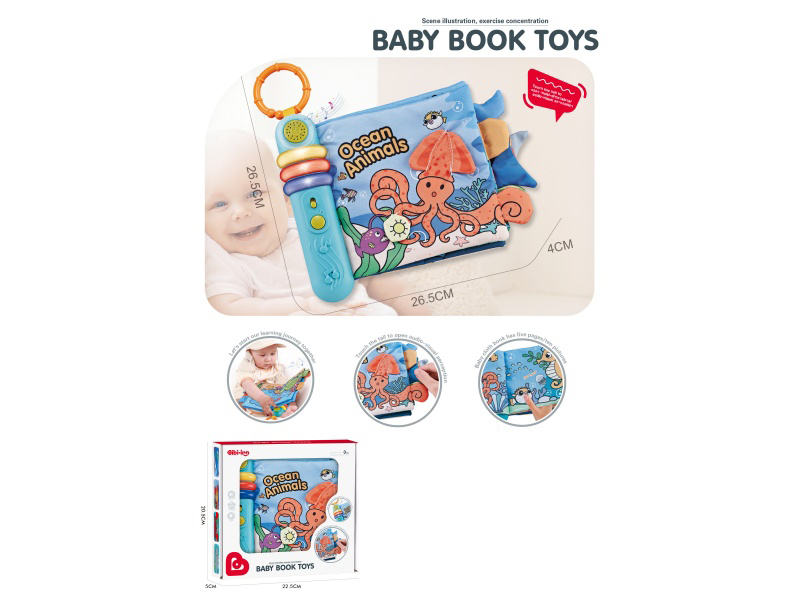 Ocean Music Cloth Book (With Electronic Pages)