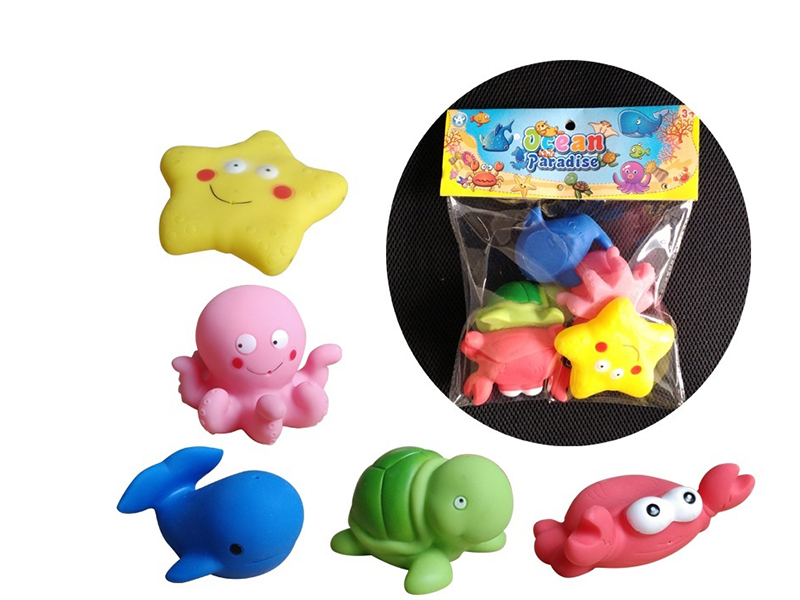 Vinyl Sea Animals Baby Bath Toy