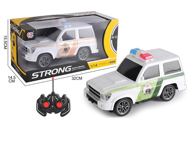 1:14 Toyota 4-Channel Remote Control Off-Road Police Car