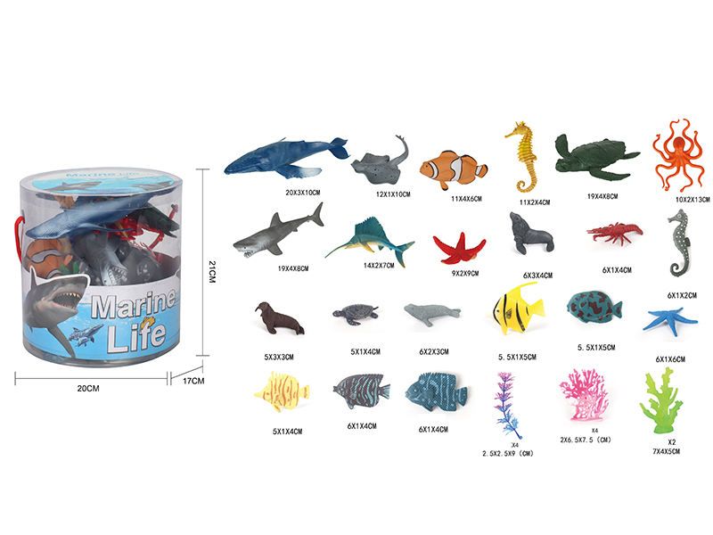Sea Animal Set 34pcs