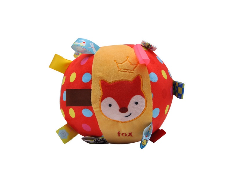 The Baby Is Comforted By The Ringing Bell And The Fox Is Grasping The Ball