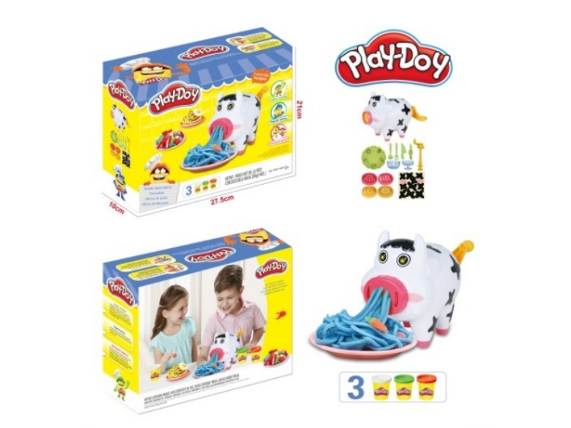 Colorful Clay Beef Noodle Machine Set