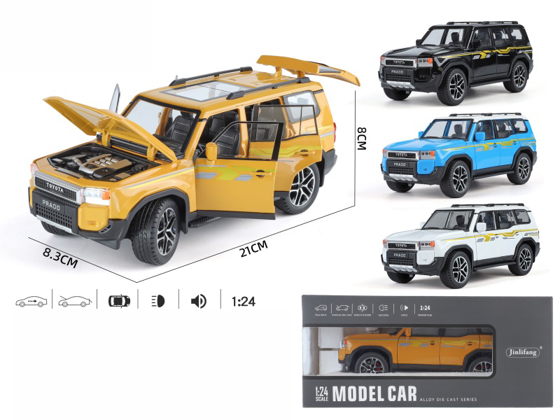 1:24 Prado LC250 Streetcar Version Alloy Car