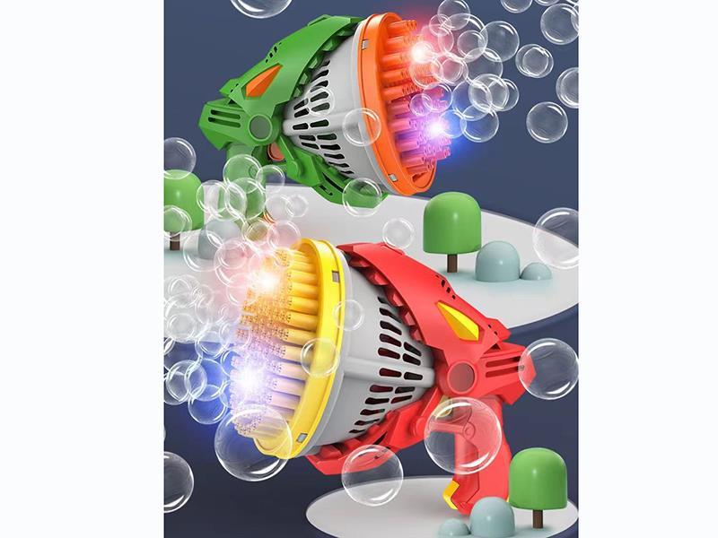 105 Holes Dinosaur Bubble Gun