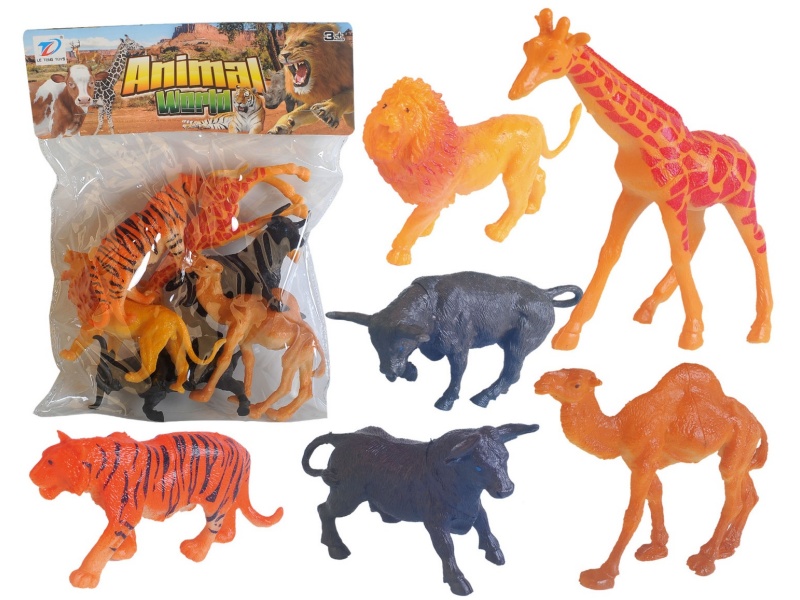 Pvc Simulation Animal 6Pcs