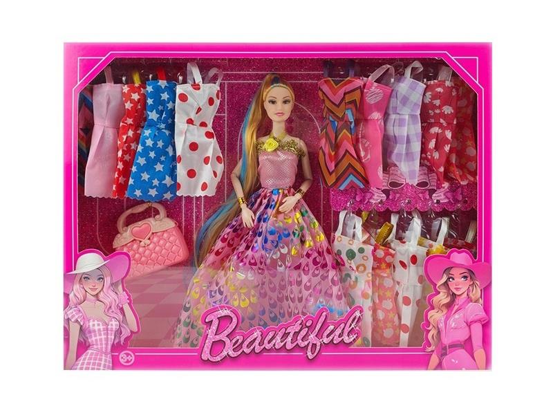 11.5-Inch Solid 9-Joint Wedding Dress Doll With Large Bag Accessories And Hanging Skirt Accessories