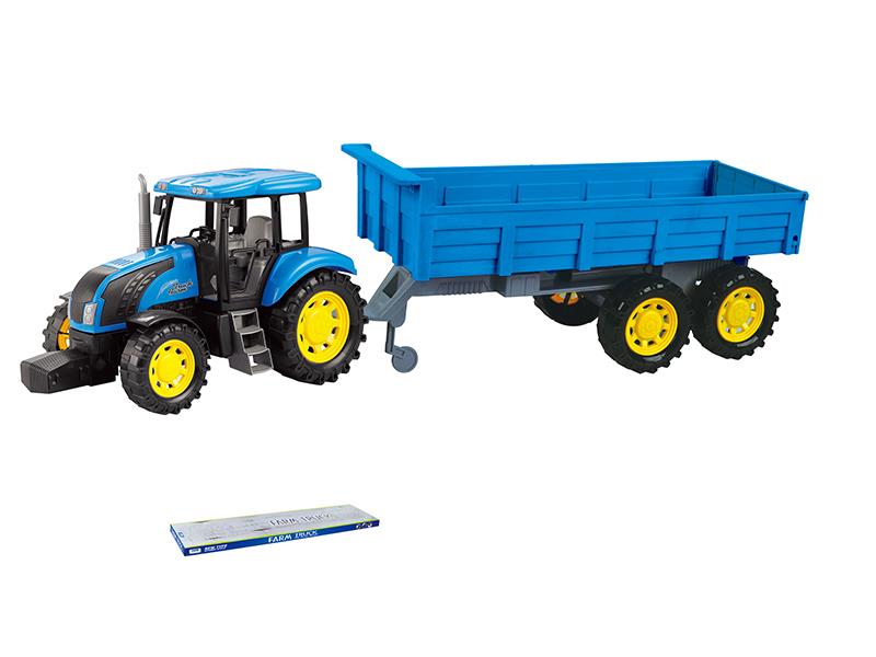 Friction Farm Tractor With Tailer