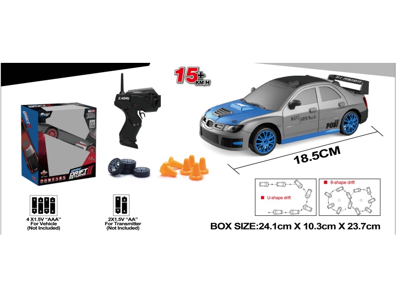 1:24 Simulation Four-Wheel Drive Drift Car Remote Control Car