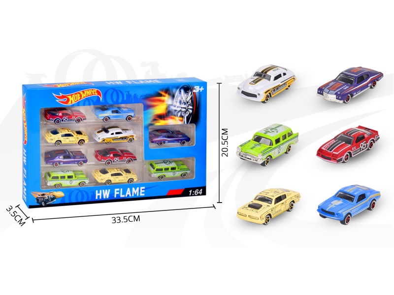 1:64 Alloy Car, 10 Pieces In A Box (Infringement)