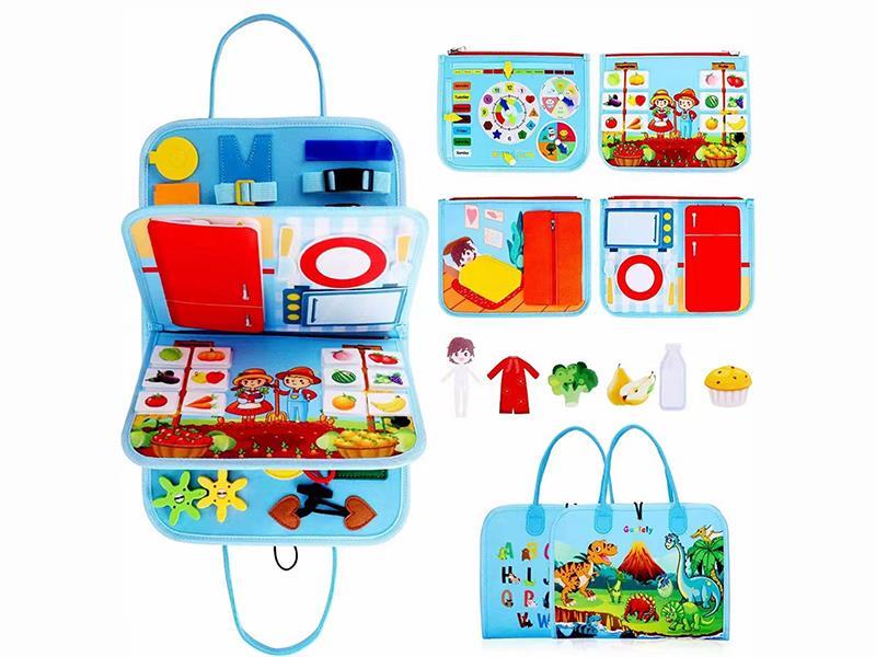 Baby Toy Fruit Farmer Busy Board(Blue)