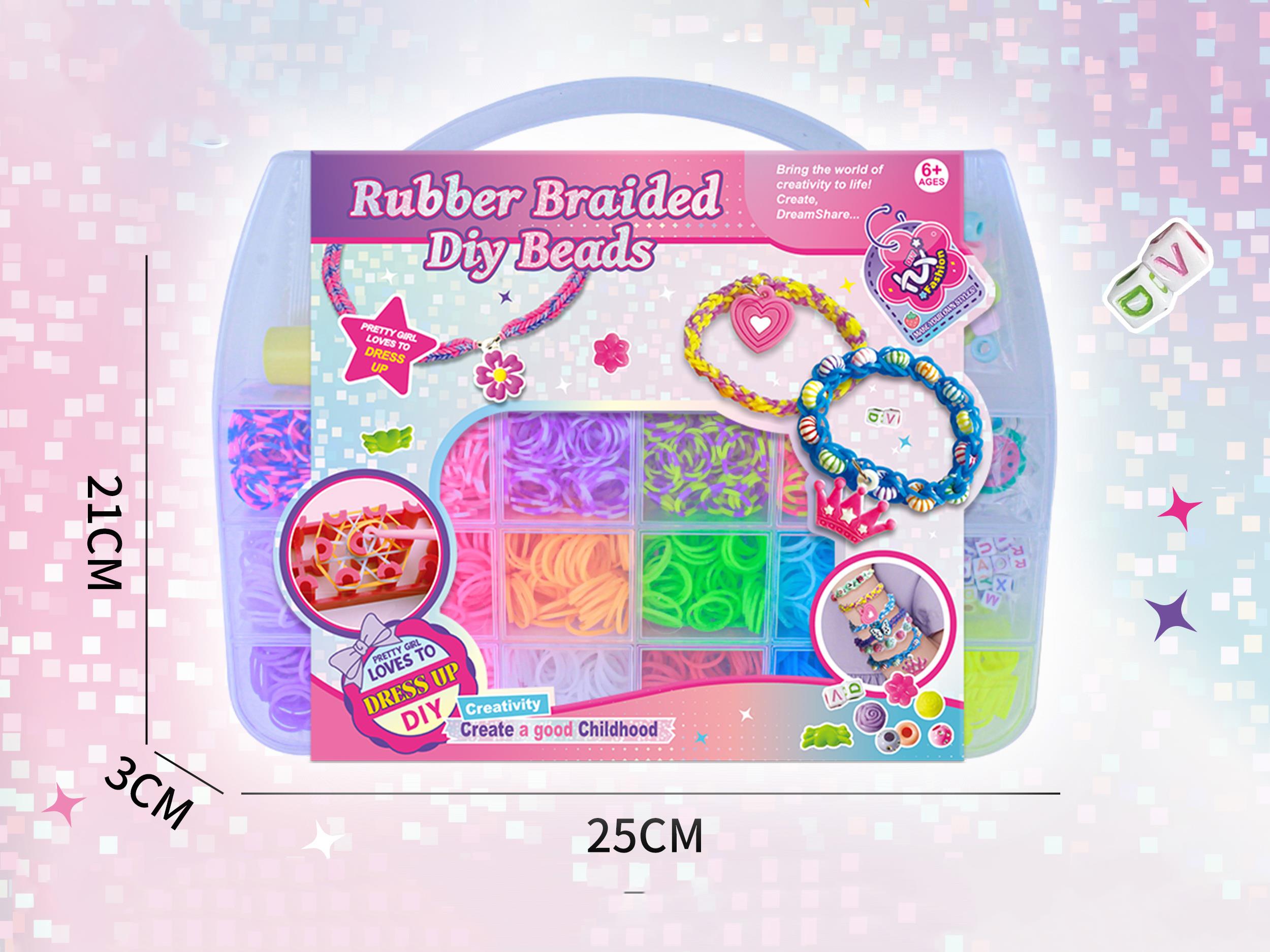 Diy Rubber Band Woven Bracelet