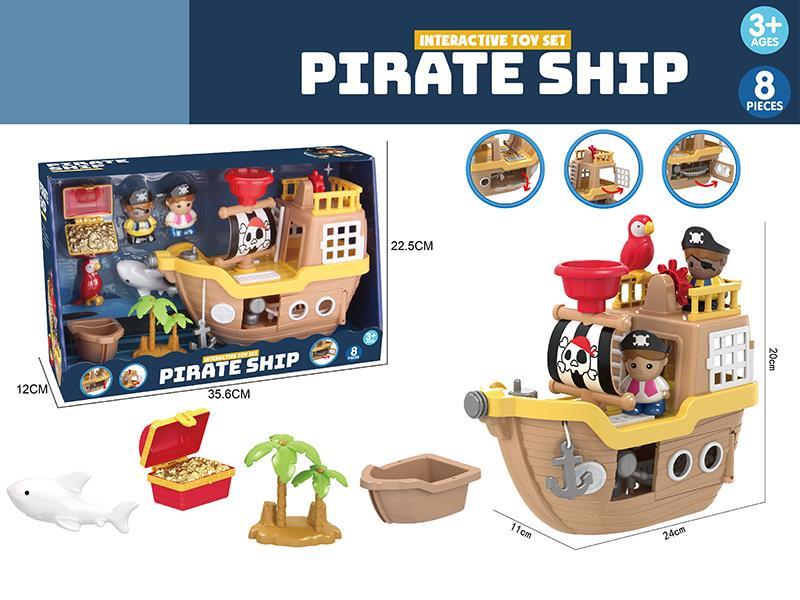 Pirate Ship Toy Set