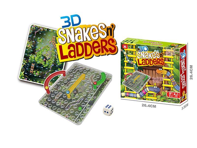 3D snakesn' Ladders