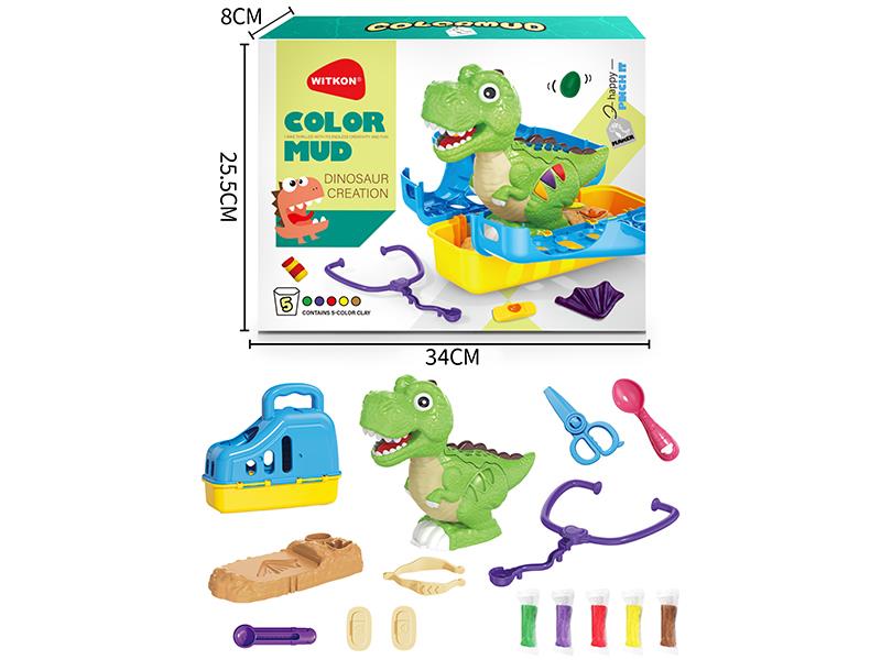 Color Clay Dinosaur Creation Toy