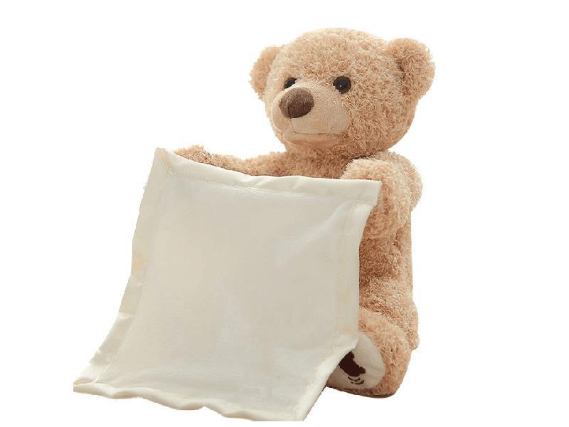 Can Sing And Peekaboo Bear Plush Toy