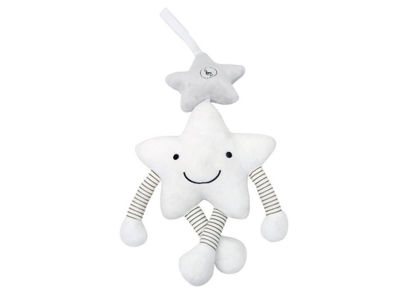Musical White Star Baby Wind Chime Pendant