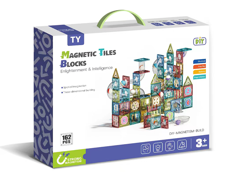 Magnetic Tiles Building Blocks 162pcs
