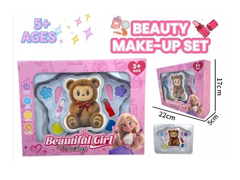 Double-layer Brula children's makeup accessories and toys