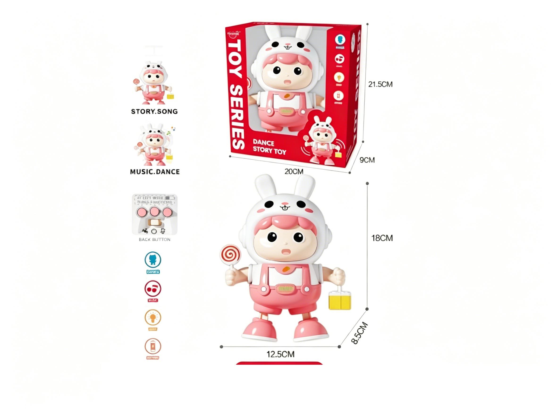 Dancing Story Machine Rabbit Pink