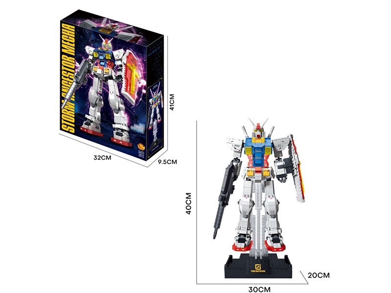 DIY Building Blocks Storm Micestor Mecha 1377PCS