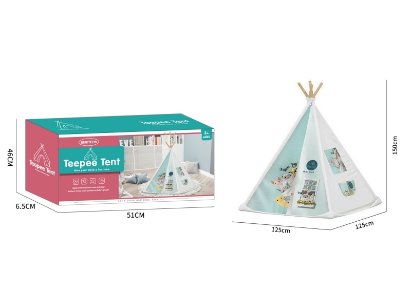 3D Dog Indian Tent