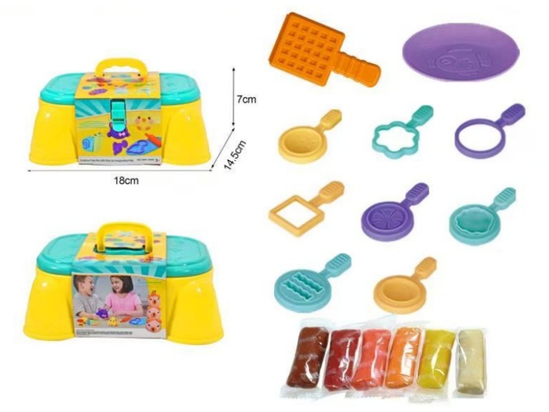 Hand-Held Storage Chair Clay Set