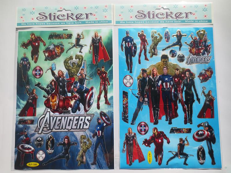 DIY Captain America Stickers