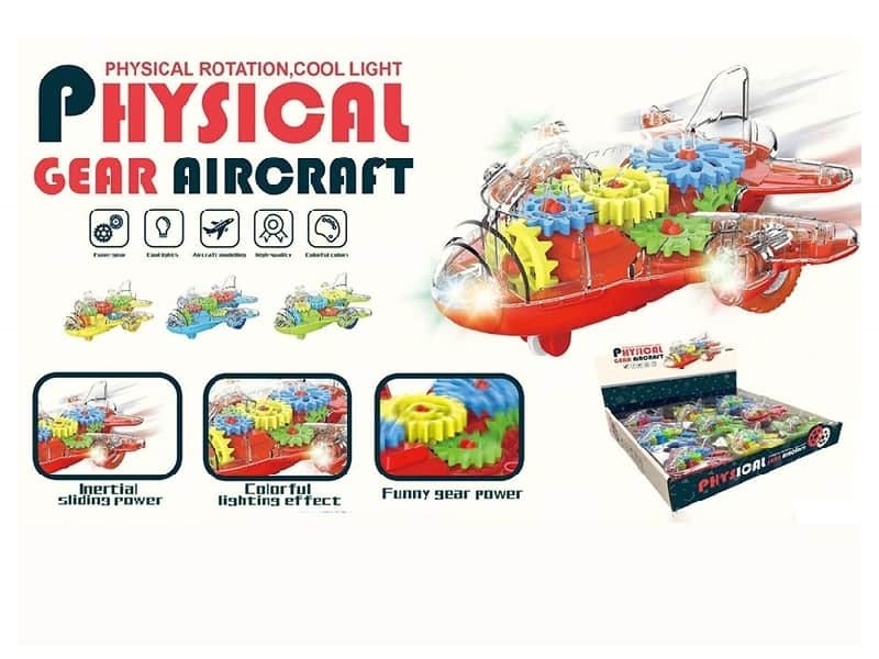 Gear Inertial Aircraft With light