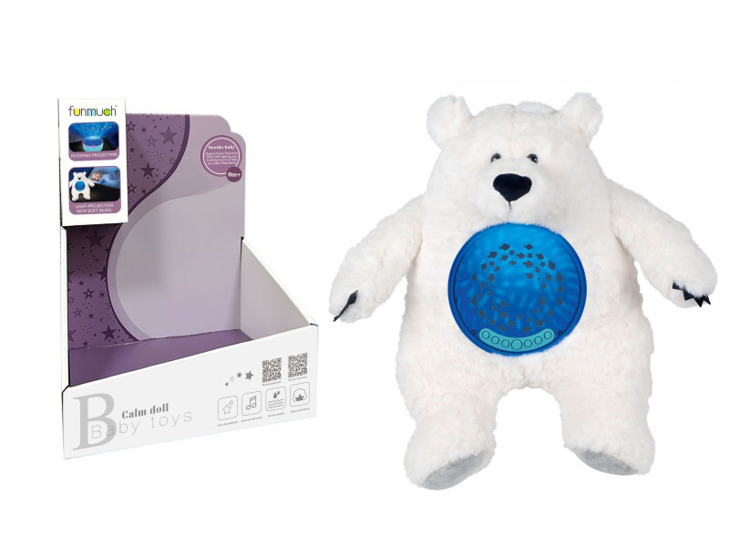 Plush Rotating Projection (Polar Bear)