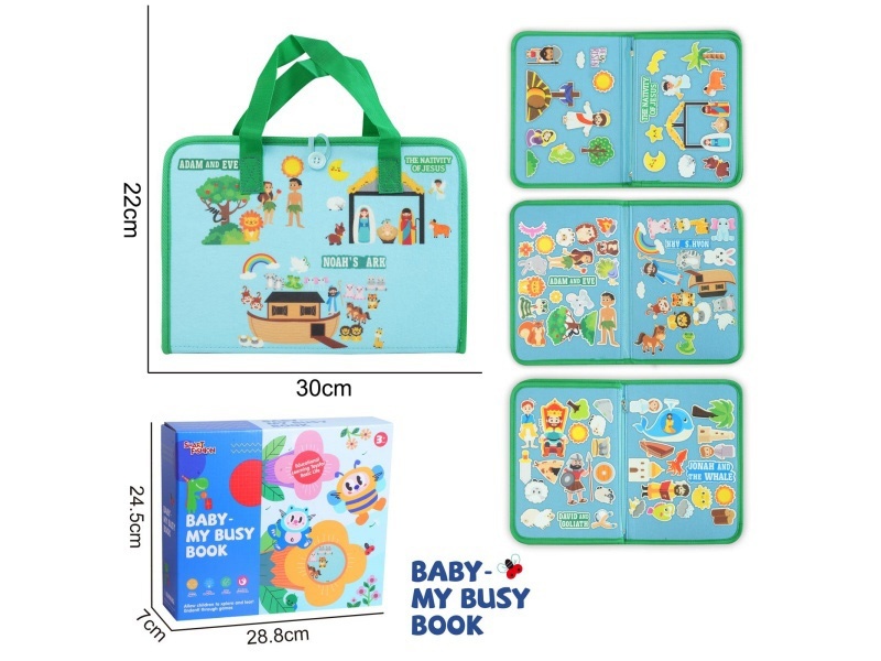 Montessori Early Childhood Education And Intelligence Development - Felt Busy Board Pirate Hand-Held