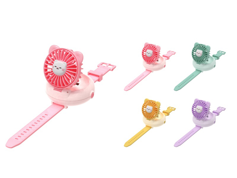Usb Charging Card, Cute Cat Watch Fan